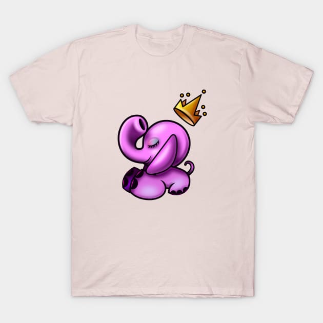 Baby Elephant T-Shirt by SuaveOne